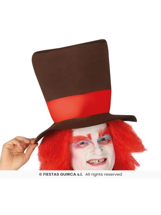 Fantasia de Chapeleiro Maluco para Homens – Fantasia de Alice para Adultos no Carnaval