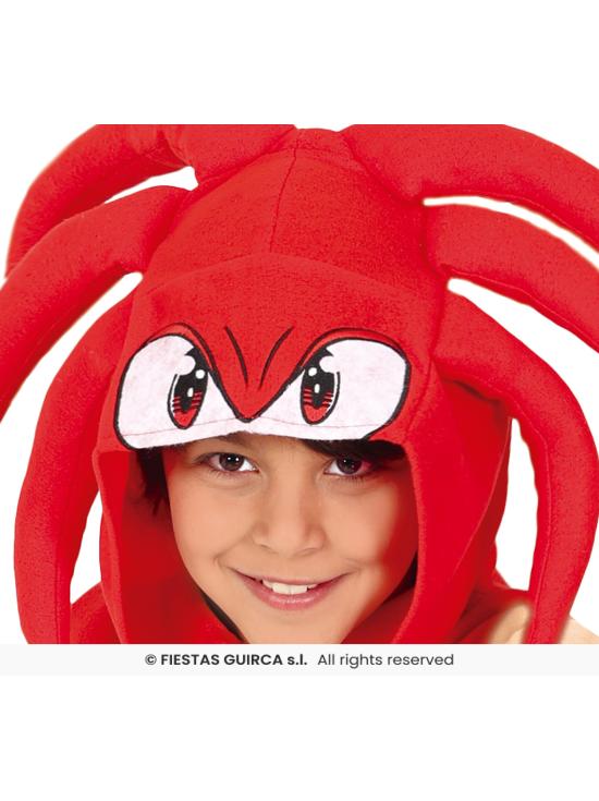 Fato de Sonic Kigurumi Knuckles para menino