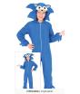 Fato de Sonic Kigurumi para menino