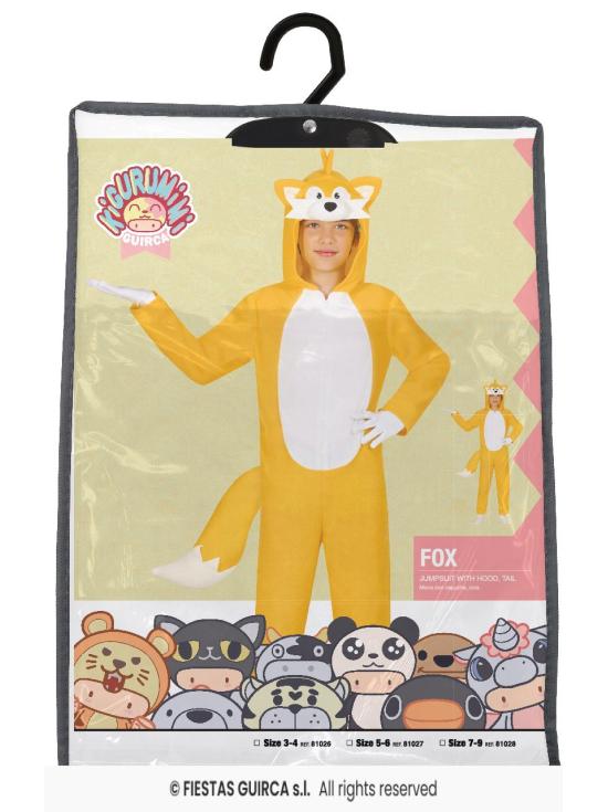Fato de Sonic Kigurumi Zorro para criança