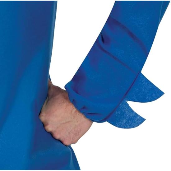 Fantasia do Sonic para Homem – Macacão Azul com Capuz Inspirado em Videojogos e Filmes