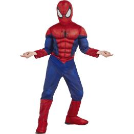 Fantasia oficial do Homem-Aranha muscular da Marvel para meninos