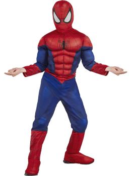 Fantasia oficial do Homem-Aranha muscular da Marvel para meninos