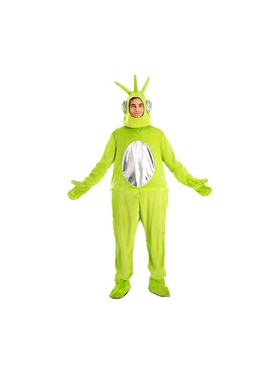 Fantasia de Teletubbies para adultos - Verde ou Azul (Tamanho ML)