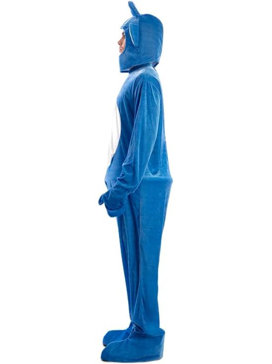 Fantasia de Teletubbies para adultos - Verde ou Azul (Tamanho ML)