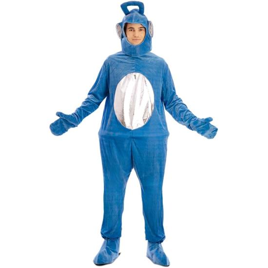 Fantasia de Teletubbies para adultos - Verde ou Azul (Tamanho ML)