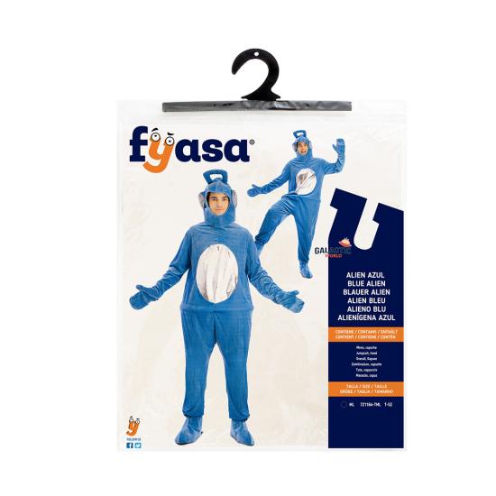 Fantasia de Teletubbies para adultos - Verde ou Azul (Tamanho ML)