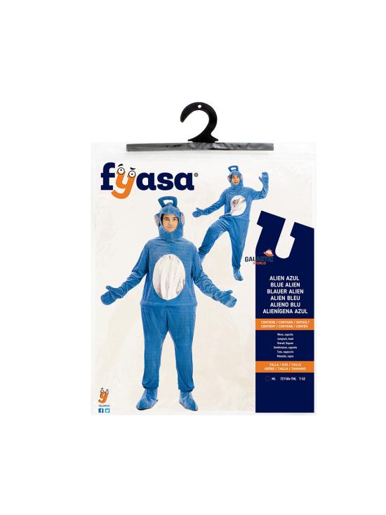 Fantasia de Teletubbies para adultos - Verde ou Azul (Tamanho ML)