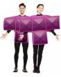 Fato de Tetris roxo para adulto