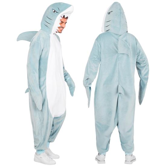 🦈 Fantasia de Tubarão Unissex para Adultos