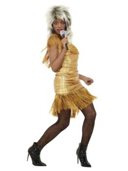 Fantasia de Tina Turner dos anos 80 para adultos