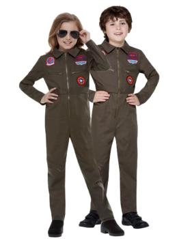 Fato de Top Gun tamanho criança