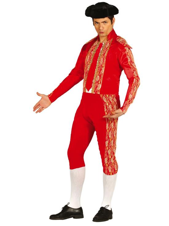 Fantasia de Toureiro para Homens – Traje de Toureiro Adulto para o Carnaval