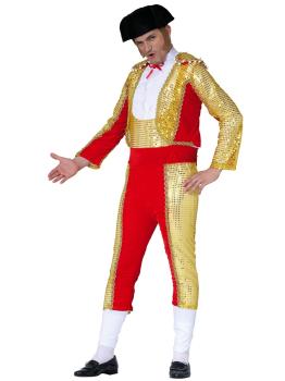 Traje formal masculino de toureiro – Roupa de toureiro adulto para o Carnaval