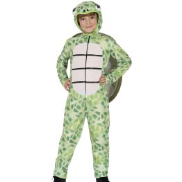 Fantasia de Tartaruga Marinha para Meninos – Macacão com Capuz e Casco