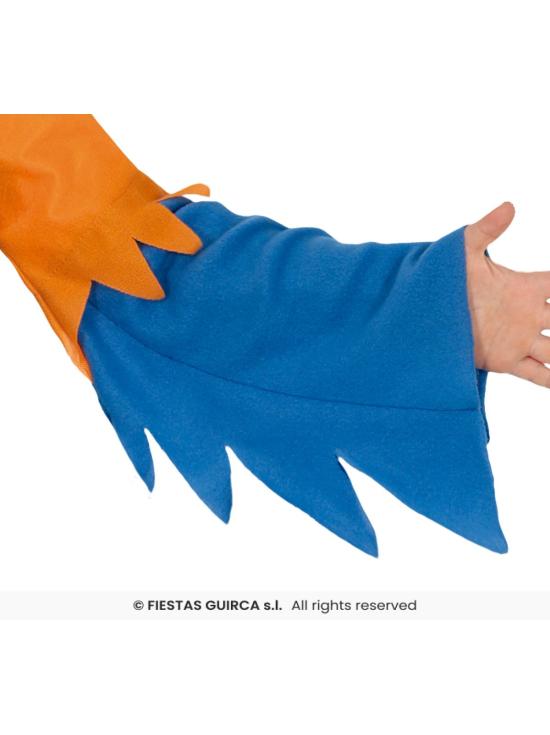 Fantasia infantil de tucano – Macacão com capuz para festas de carnaval e escolares.