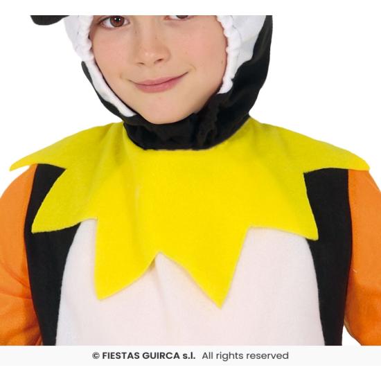 Fantasia infantil de tucano – Macacão com capuz para festas de carnaval e escolares.