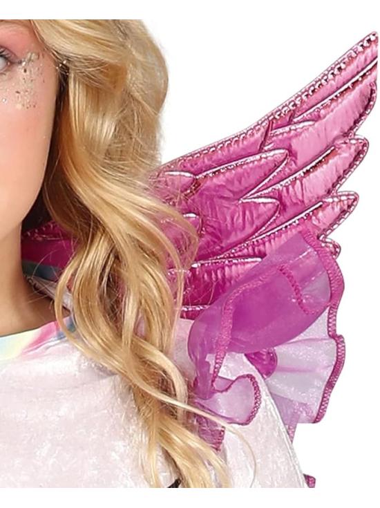 Fantasia de Unicórnio Arco-Íris com Asas para Meninas