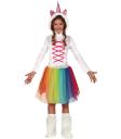 Fato de unicórnio infantil para menina