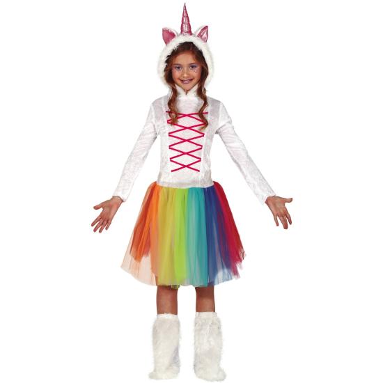 Fato de unicórnio infantil para menina