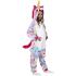 Pijama de pelúcia infantil fantasia de unicórnio