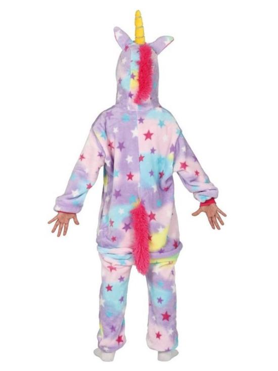 Pijama de pelúcia infantil fantasia de unicórnio