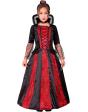 Fantasia de Vampiro Infantil – Vestido com Arco e Gargantilha