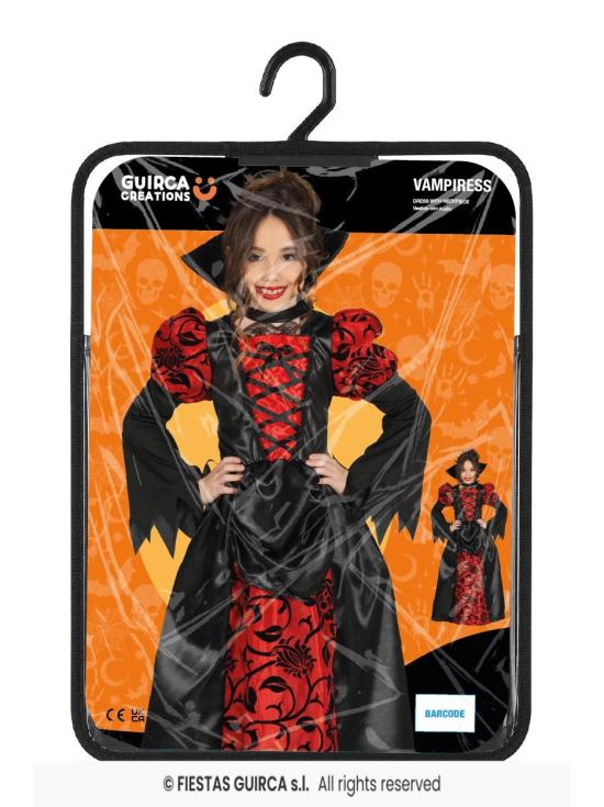 Fantasia de vampira vitoriana para meninas