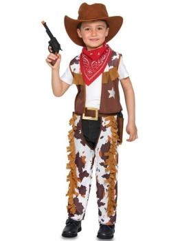 Fato de cowboy ocidental infantil
