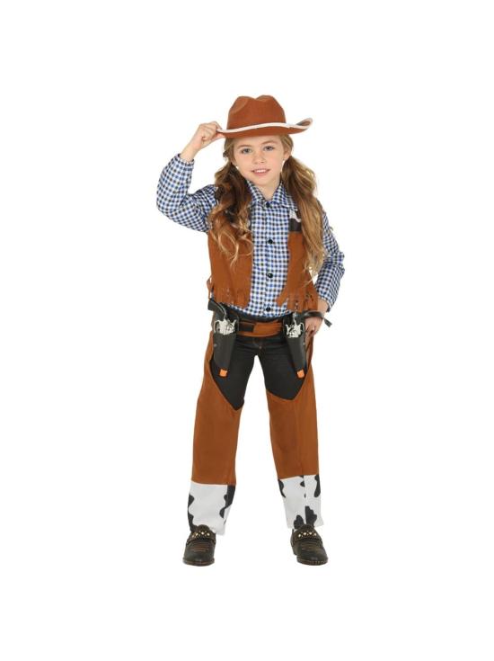 Fantasia de cowboy unissex tamanho infantil