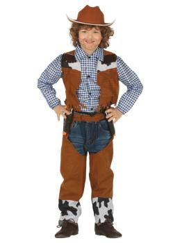 Fantasia de cowboy unissex tamanho infantil