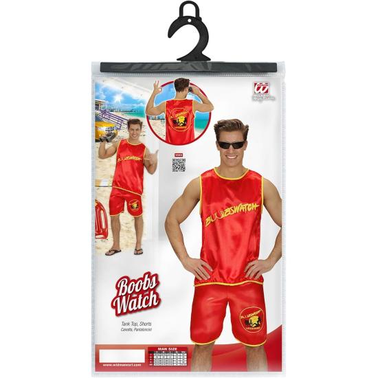 Fantasia de observador de seios de salva-vidas novato masculino Fantasia de observador de seios de salva-vidas novato masculino