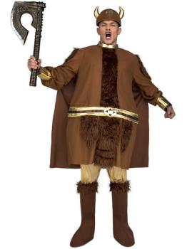 Fato de viking gordo para homem