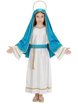 Fato de Virgem Maria Deluxe para menina