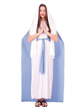Fato de Virgem Maria para adulto