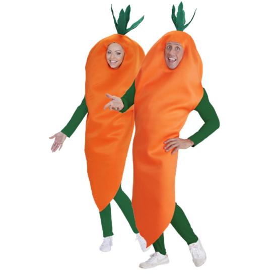 Fato de cenoura para adulto