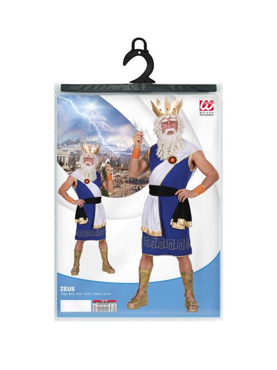 Fantasia de Zeus para homens: torne-se o rei dos deuses do Olimpo