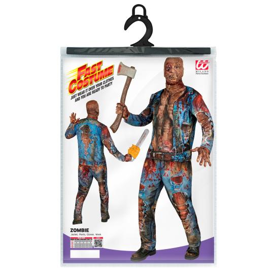Fantasia de Zumbi Fast Costume – Adulto