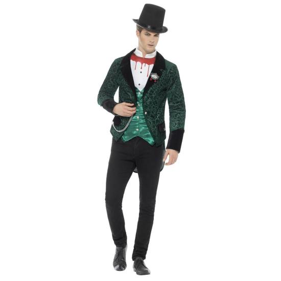 Fantasia adulta de vampiro vitoriano de luxo