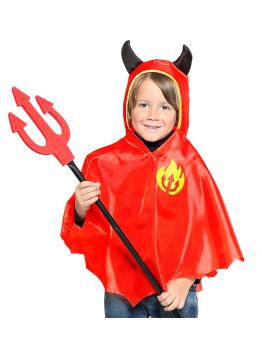Capa de fantasia de diabo mau