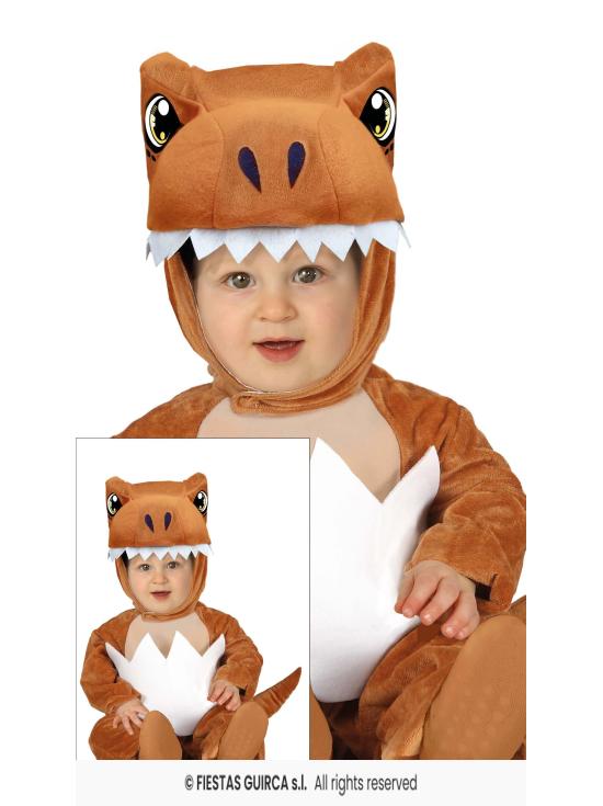 Fato de dinossauro Rex para bebé