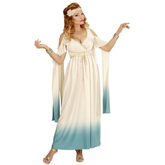Fato de Deusa Romana Azul para Mulher. Fato de Deusa Romana Azul para Mulher.