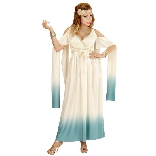 Fato de Deusa Romana Azul para Mulher. Fato de Deusa Romana Azul para Mulher.