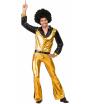 Fato de discoteca dourado para homem