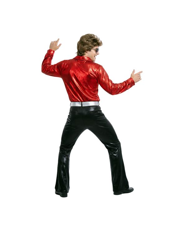 Fantasia de Showman de Discoteca para Homens Adultos – Estilo Anos 70