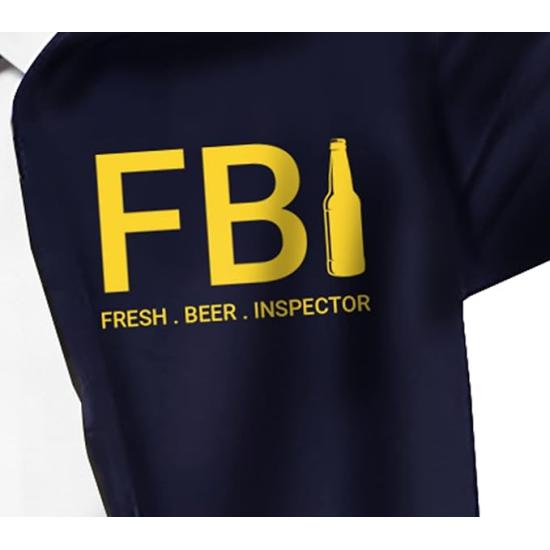 Fantasia adulta engraçada de cervejeiro do FBI ** Fantasia adulta engraçada de cervejeiro do FBI **