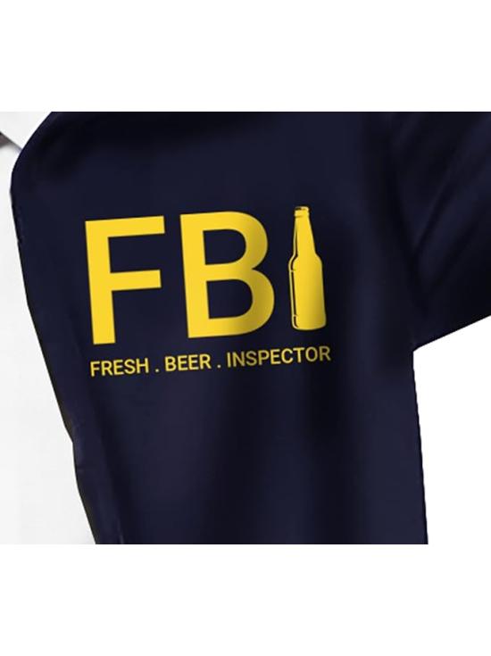 Fantasia adulta engraçada de cervejeiro do FBI **