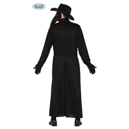Fato de médico da peste tamanho adulto