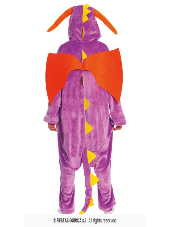 Fantasia Pokémon Dragão Roxo, Tamanho Único, Adulto Unissex