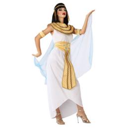 Fato de Cleópatra Rainha Egípcia do Nilo para menina